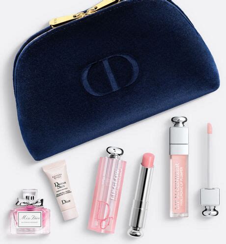 dior makeup bag set